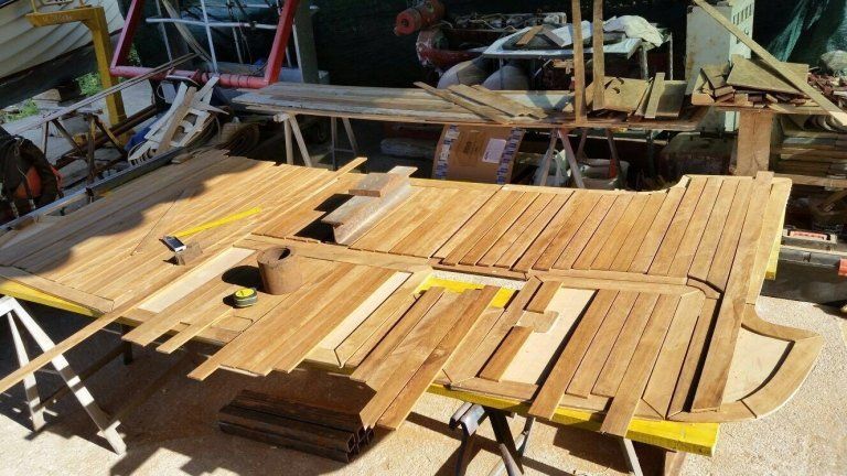 Rifacimento legno per imbarcazione