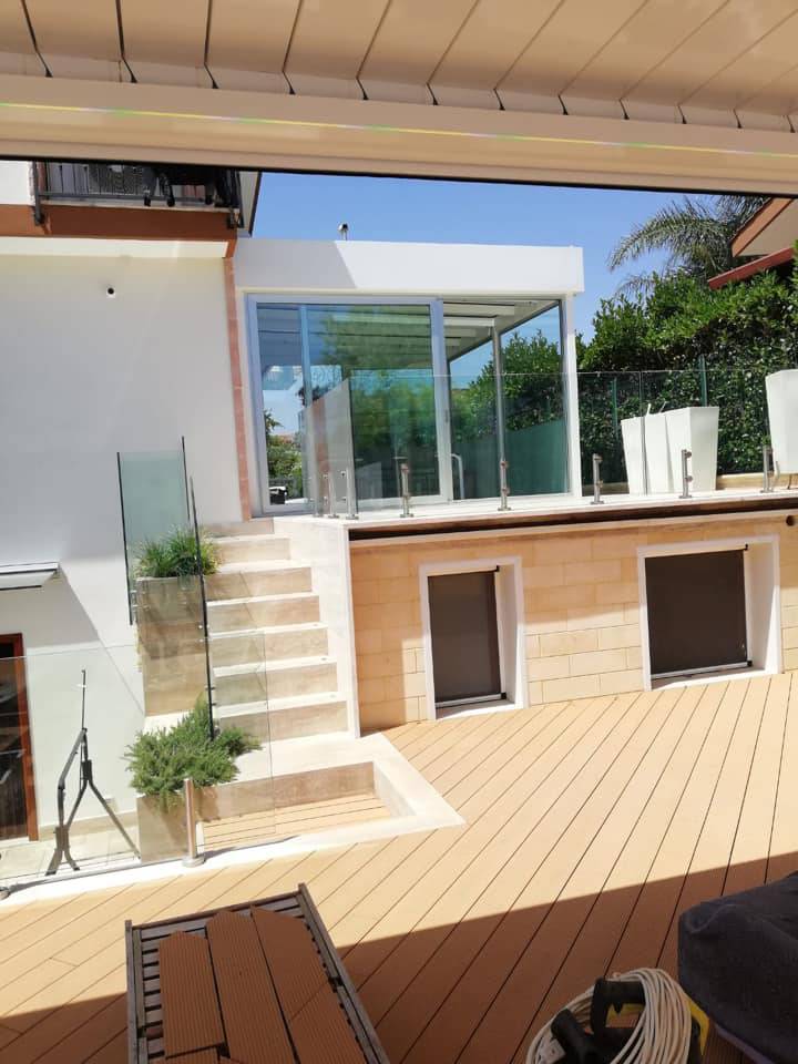 parapetti in vetro