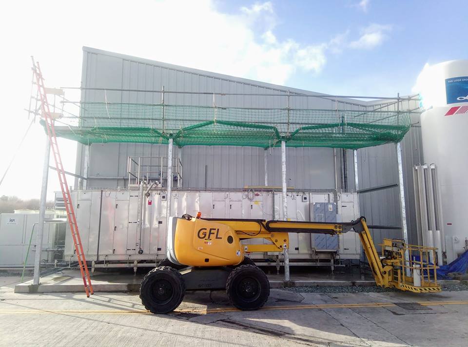 Safety netting and edge protection
