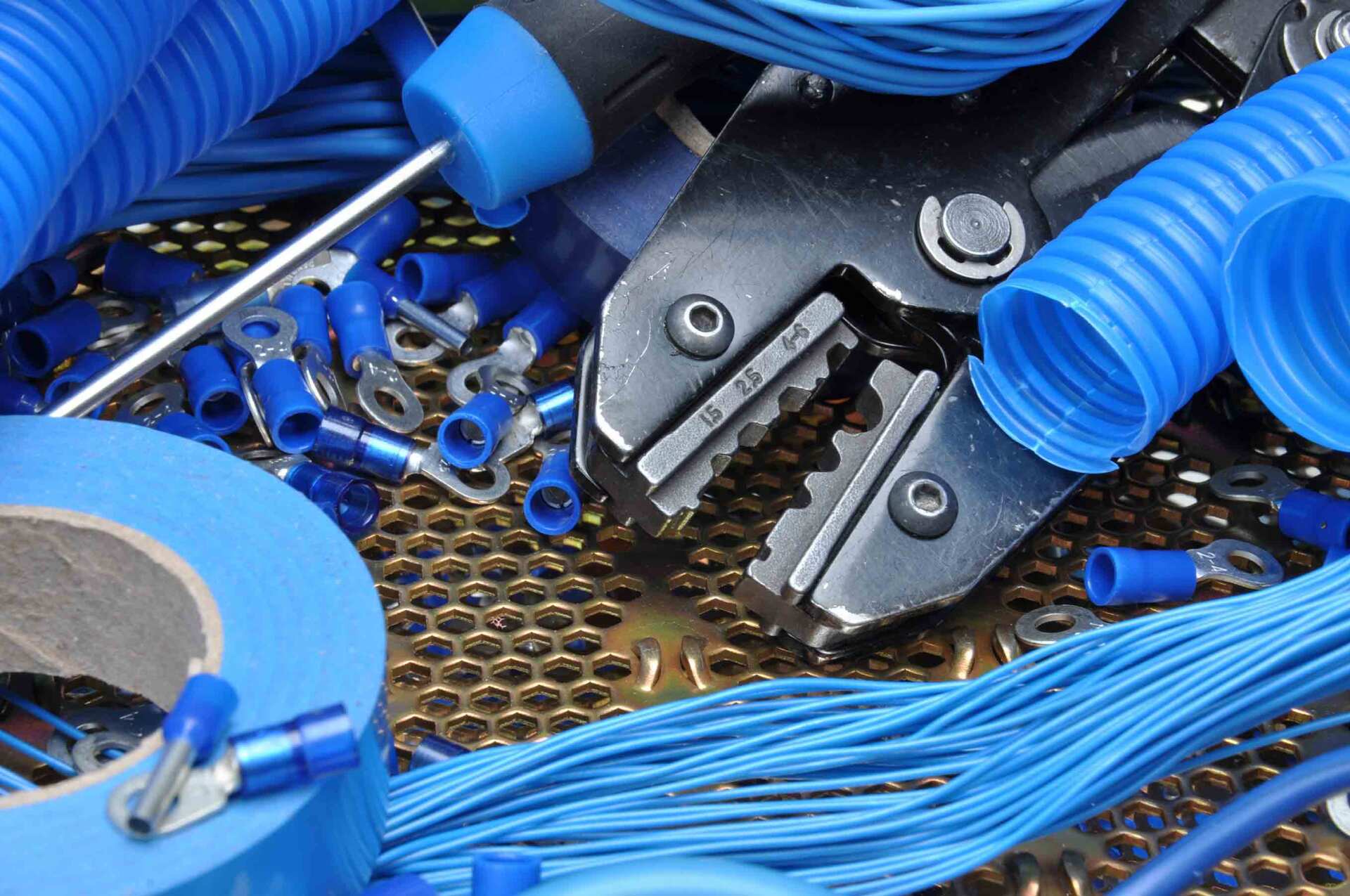 Blue Electrical Tools — Electricians in Gold Coast, QLD