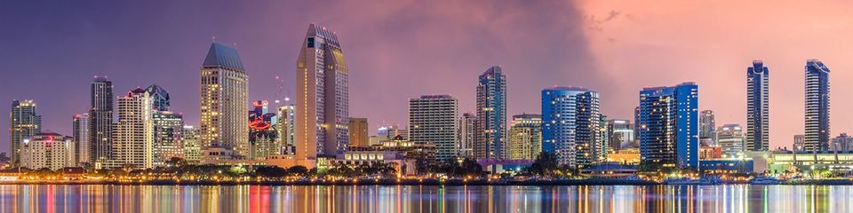 San Diego City Photo at Sunset