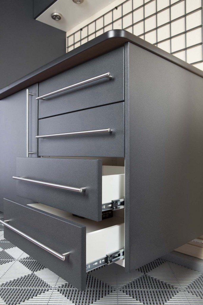 Custom garage storage drawers