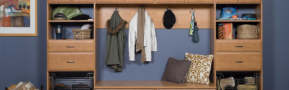 Custom Mudroom Cabinet System