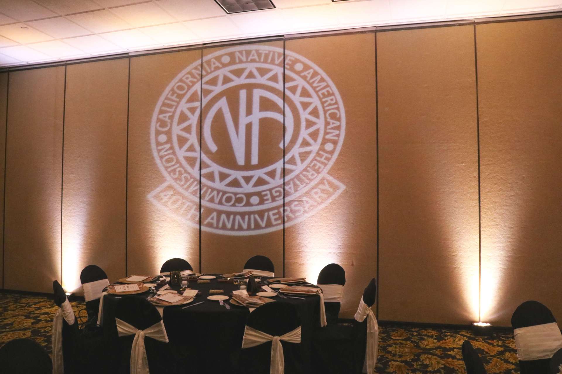 company logo custom monogram lighting