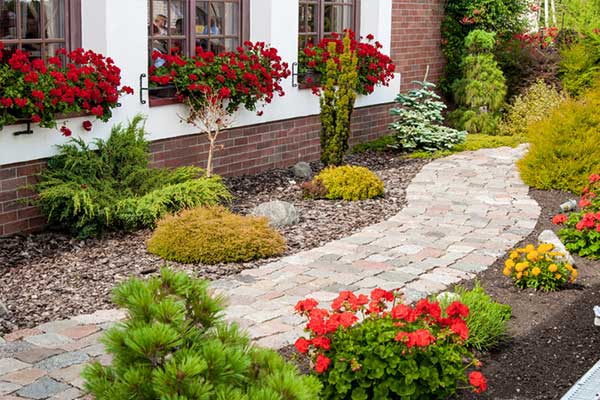 Patios — Beautiful Garden With Stones in Asheville, NC
