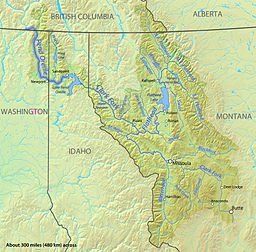 Pend Oreille River Map