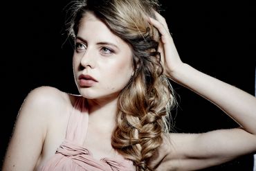 A model with subtle makeup