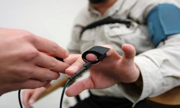 Accused preparing for polygraph test