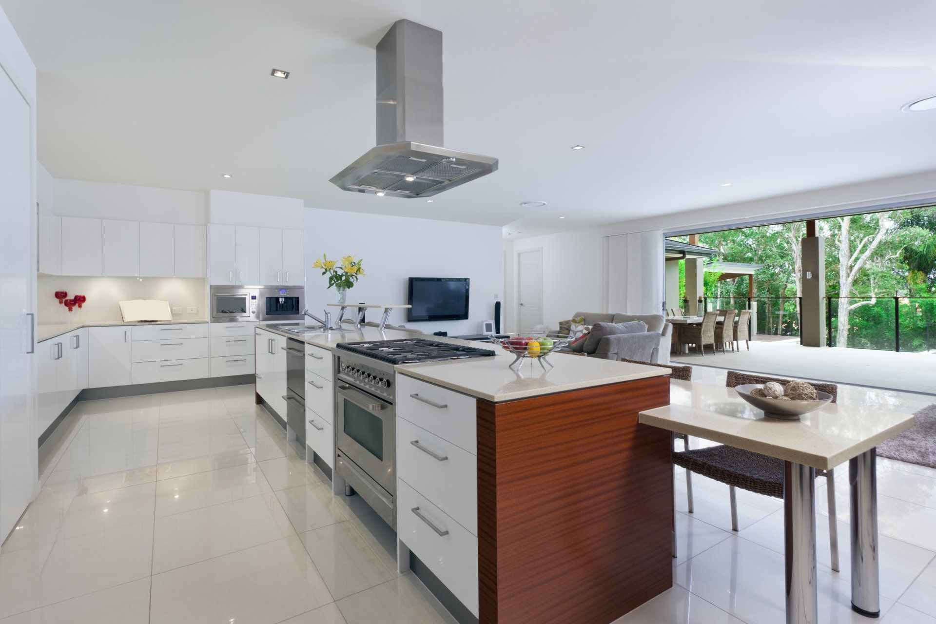Modern Kitchen With Stainless Steel Appliances  — Kitchen Flat Packs  In Berrimah, NT