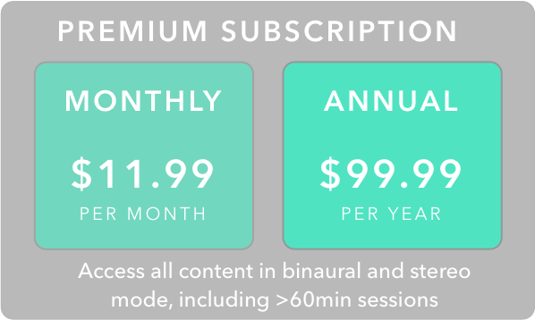 A premium subscription for $ 11.99 per month and $ 99.99 per year