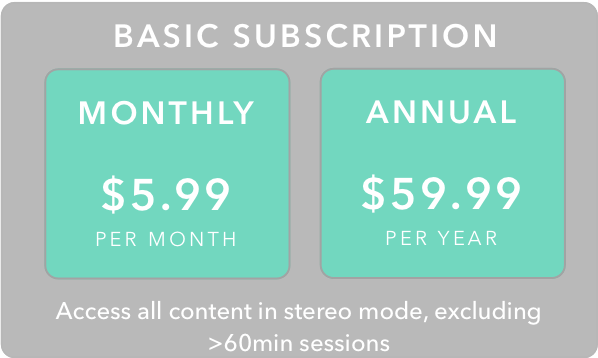 A basic subscription costs $ 5.99 per month and $ 59.99 per year