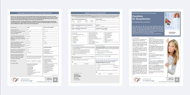 Anmeldebogen Zahnarztpraxis Korbach, Dr. Christiane Figge Anmeldebogen Zahnarztpraxis Korbach, Dr. Christiane Figge