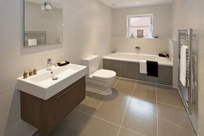Bathroom tiling