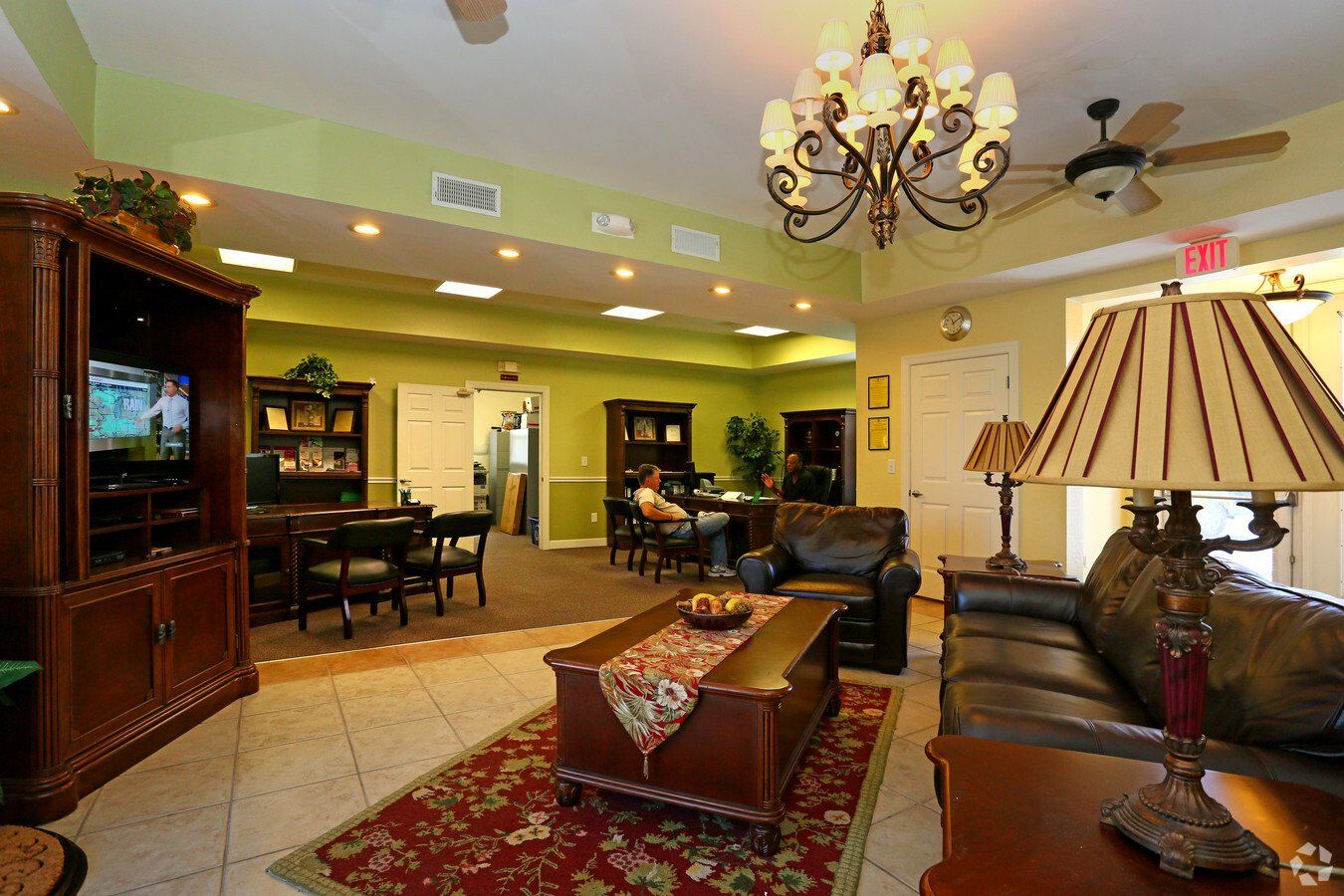 Twin Oaks interior