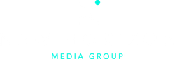 A white background with the words media group on it.
