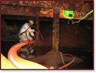 Dry ice blasting