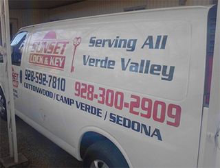 business van - Sunset Lock and Key in Cottonwood, AZ
