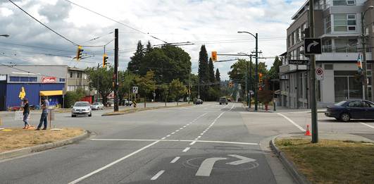 Arbutus street in Vancouver 2013.