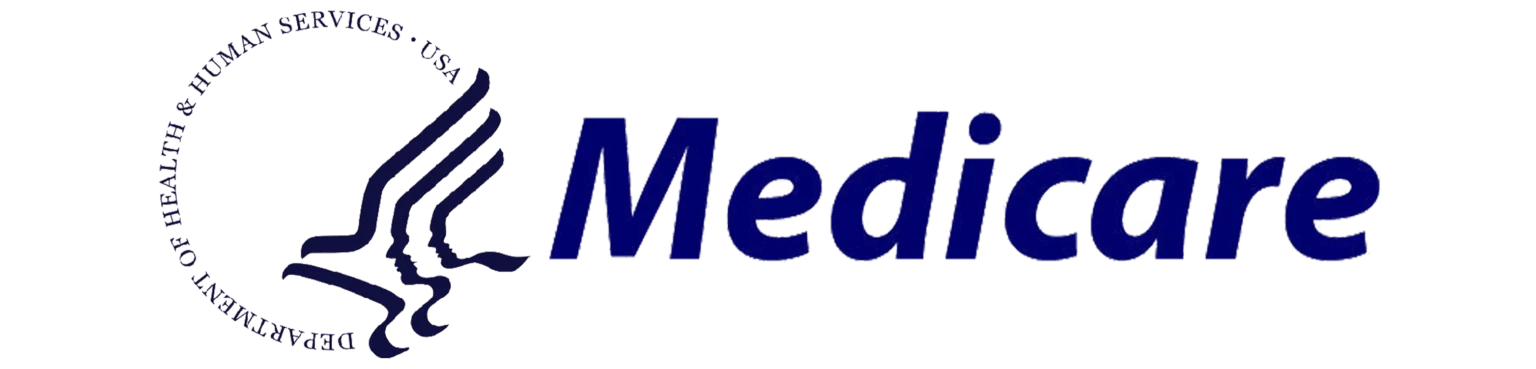 Medicare logo with text and emblem.