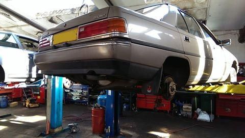 Wheel Alignment in Progress