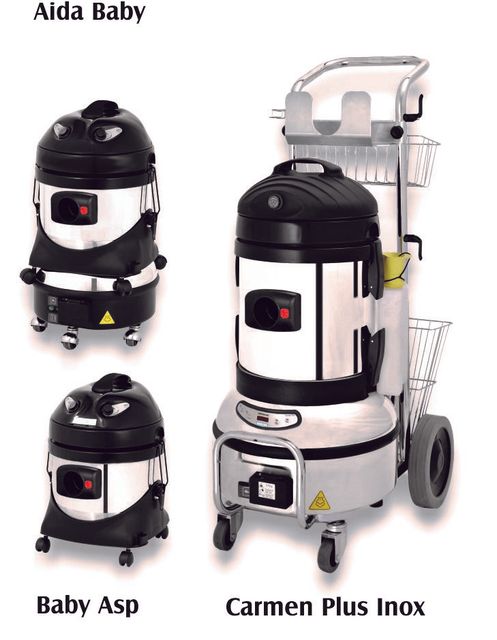 aida baby, baby asp e carmen plus inox: aspiratori multifunzione