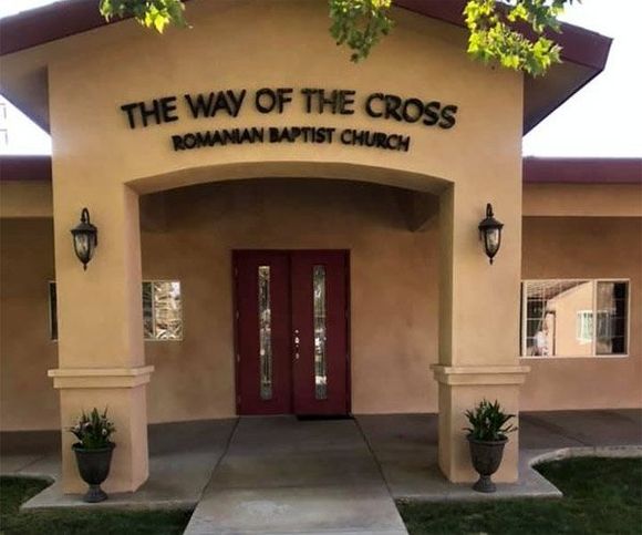 The way of the cross romanian baptist church building