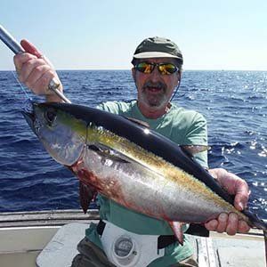 man fishing