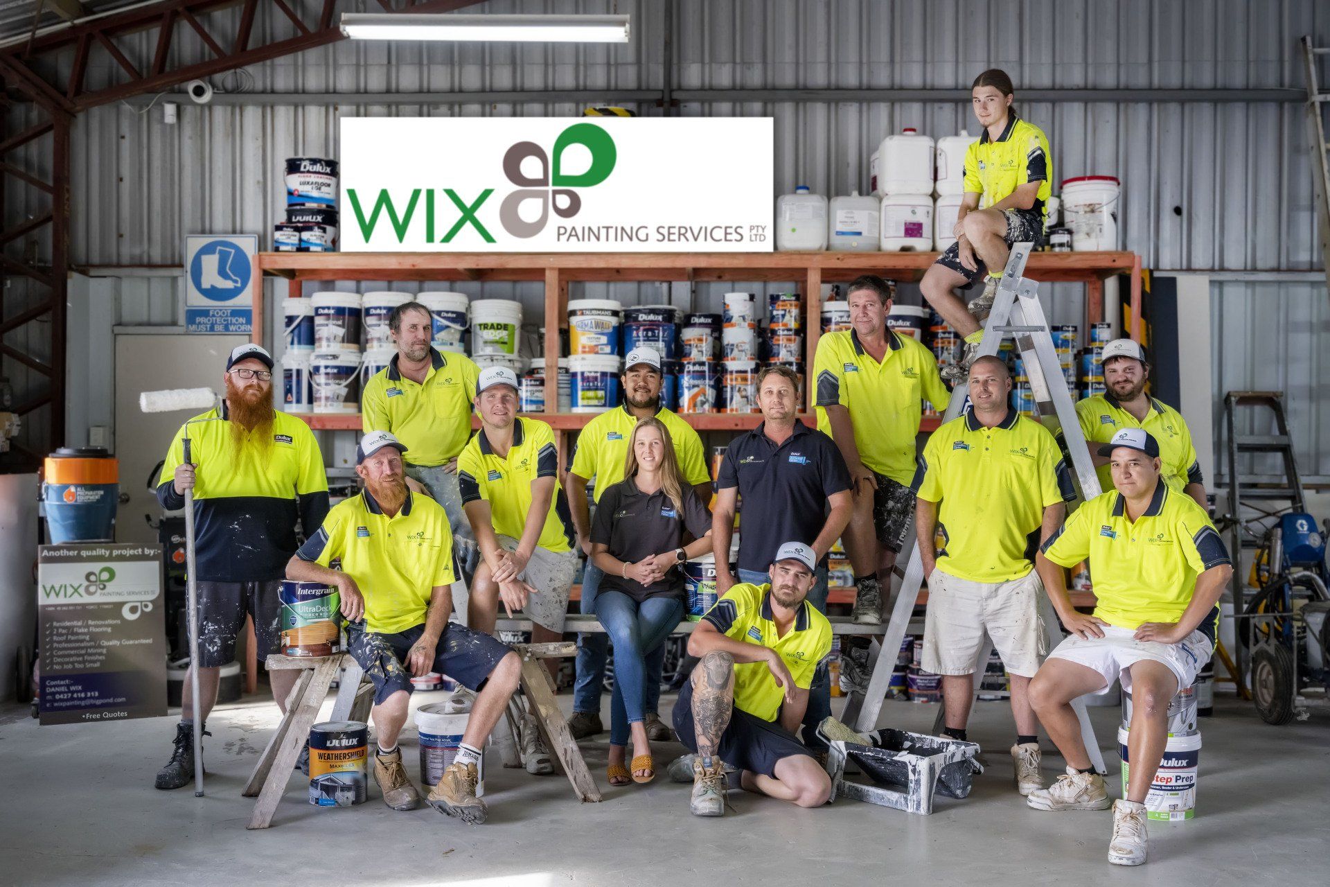 Experienced Commercial Painters Team at Wix Painting Services Experienced Commercial Painters Team at Wix Painting Services