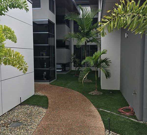 Landscaping Near Residences — Trinity Landscape in Cairns, QLD Landscaping Near Residences — Trinity Landscape in Cairns, QLD