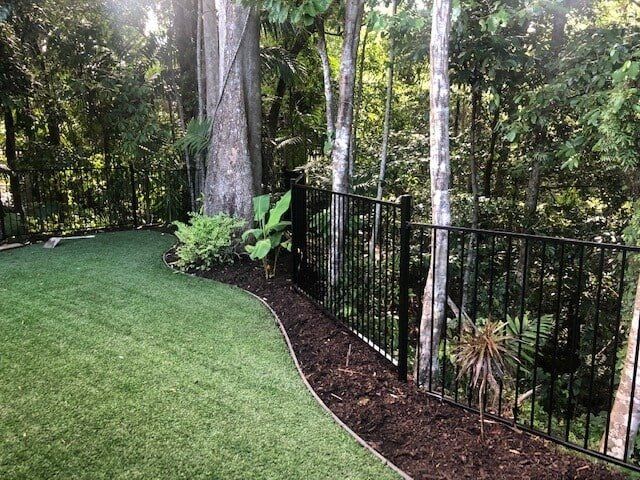 Fence At The House — Trinity Landscape in Cairns, QLD Fence At The House — Trinity Landscape in Cairns, QLD