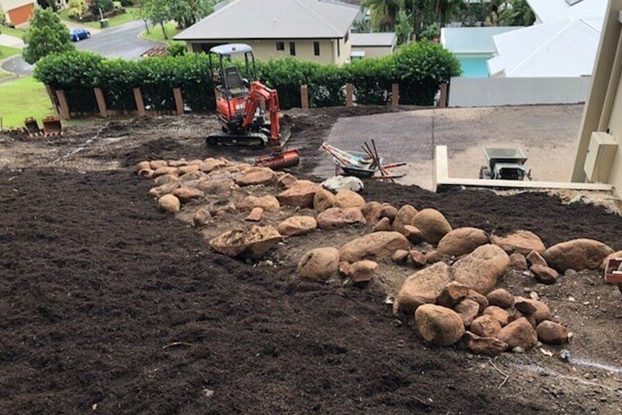 Landscape Construction— Trinity Landscape in Cairns, QLD Landscape Construction— Trinity Landscape in Cairns, QLD