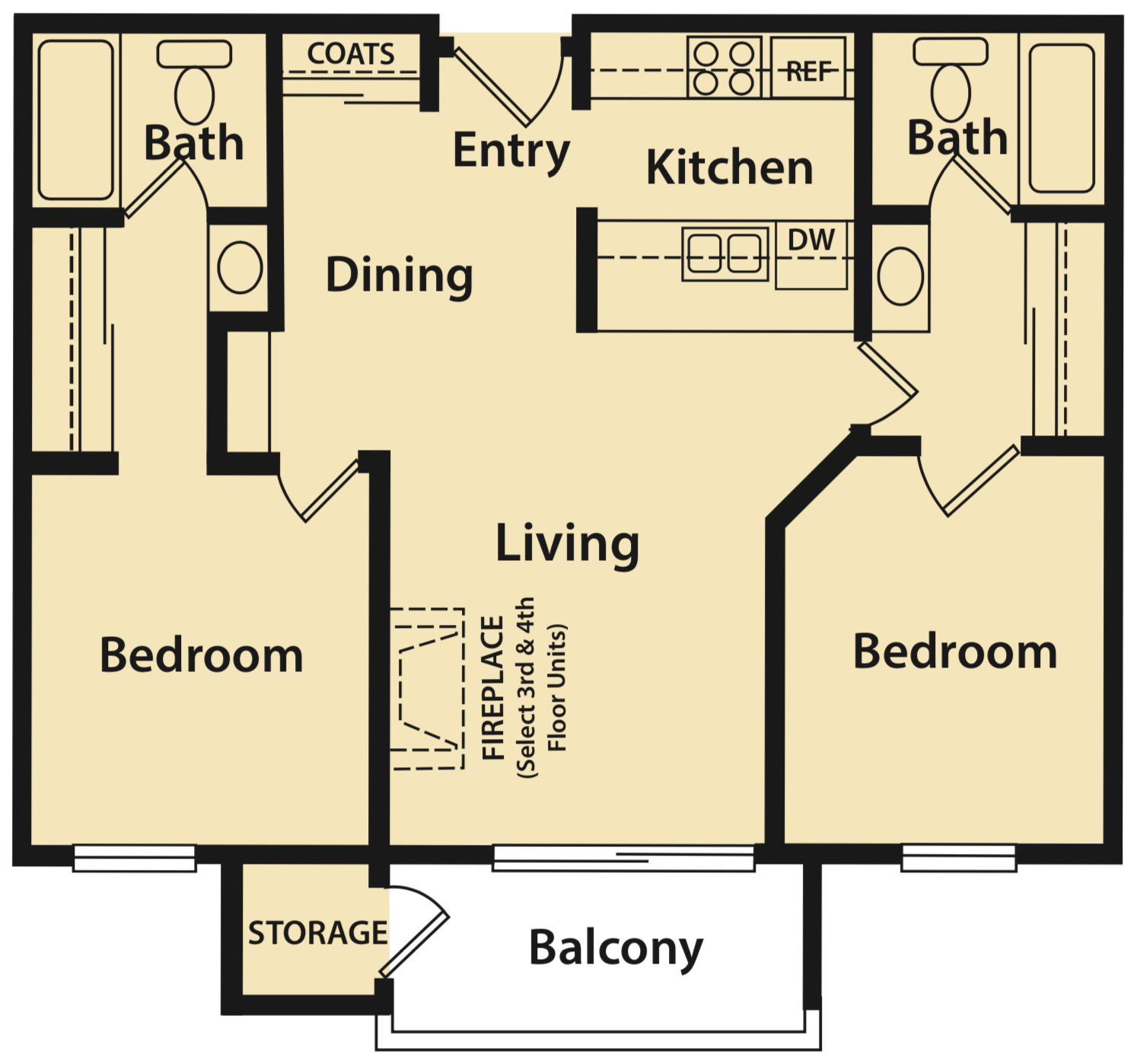 Plan G | Woodside Apartments