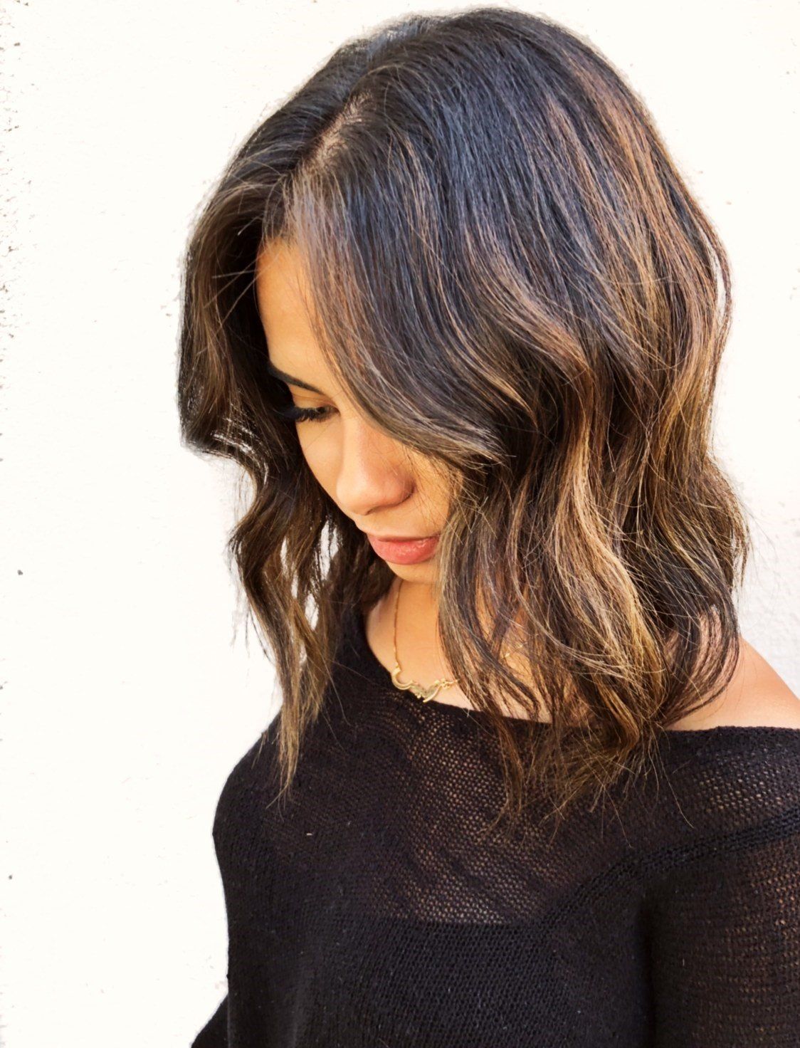 Hair Styling — Woman with Hair Highlights in Beverly Hills, CA