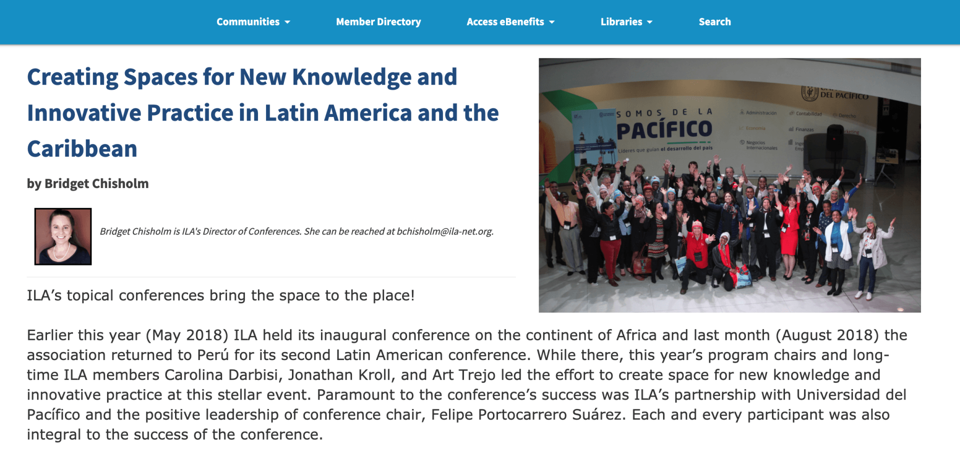 Creating Spaces for New Knowledge and Innovative Practice in Latin America and the Caribbean Creating Spaces for New Knowledge and Innovative Practice in Latin America and the Caribbean