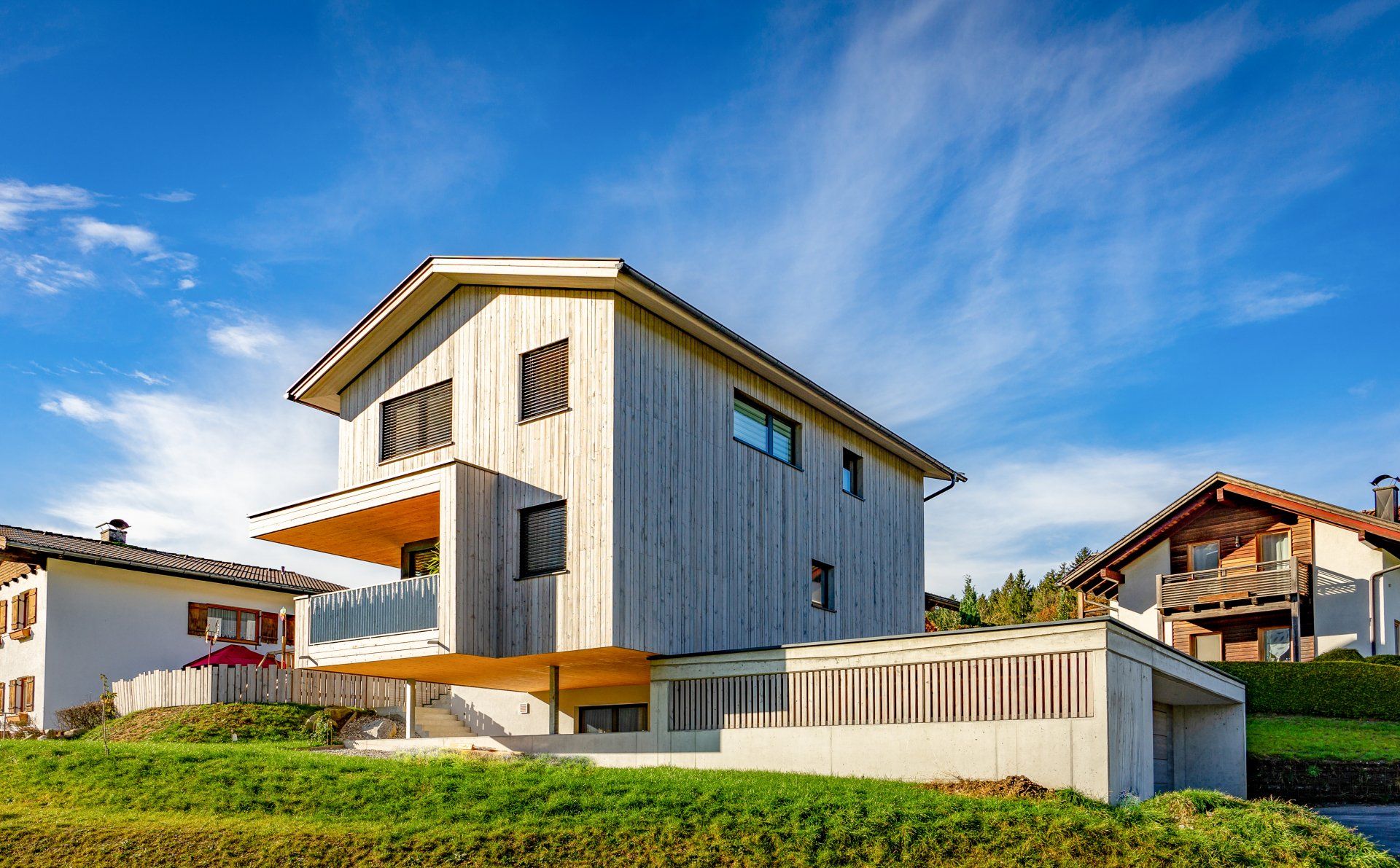 Balkon Holzbau