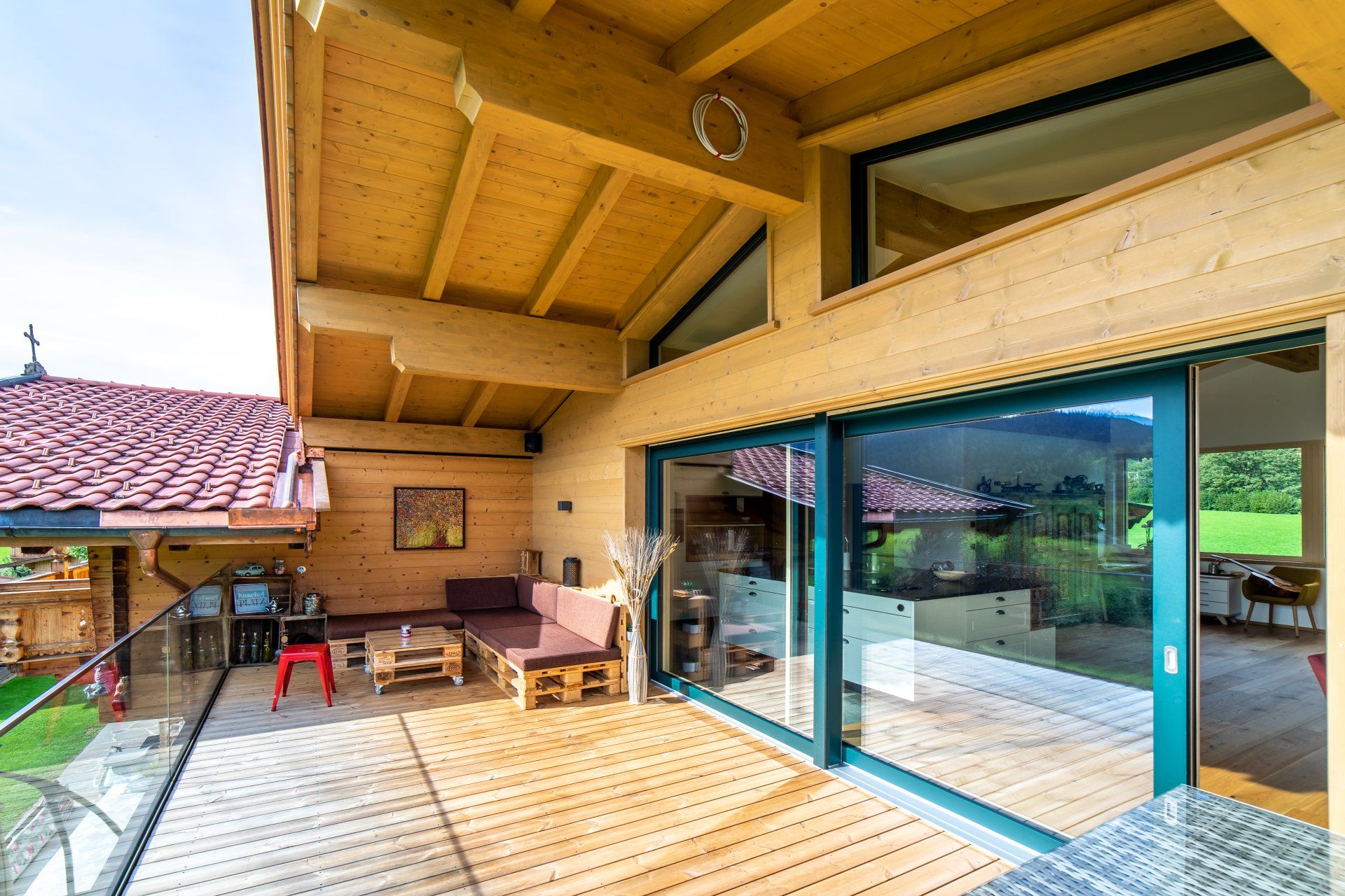 Holzhaus Terrasse