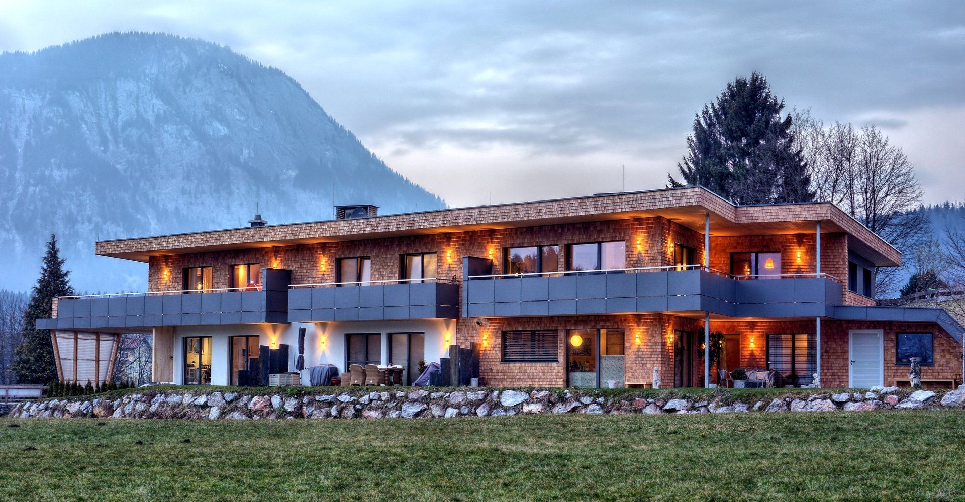 Fassade aus Holz