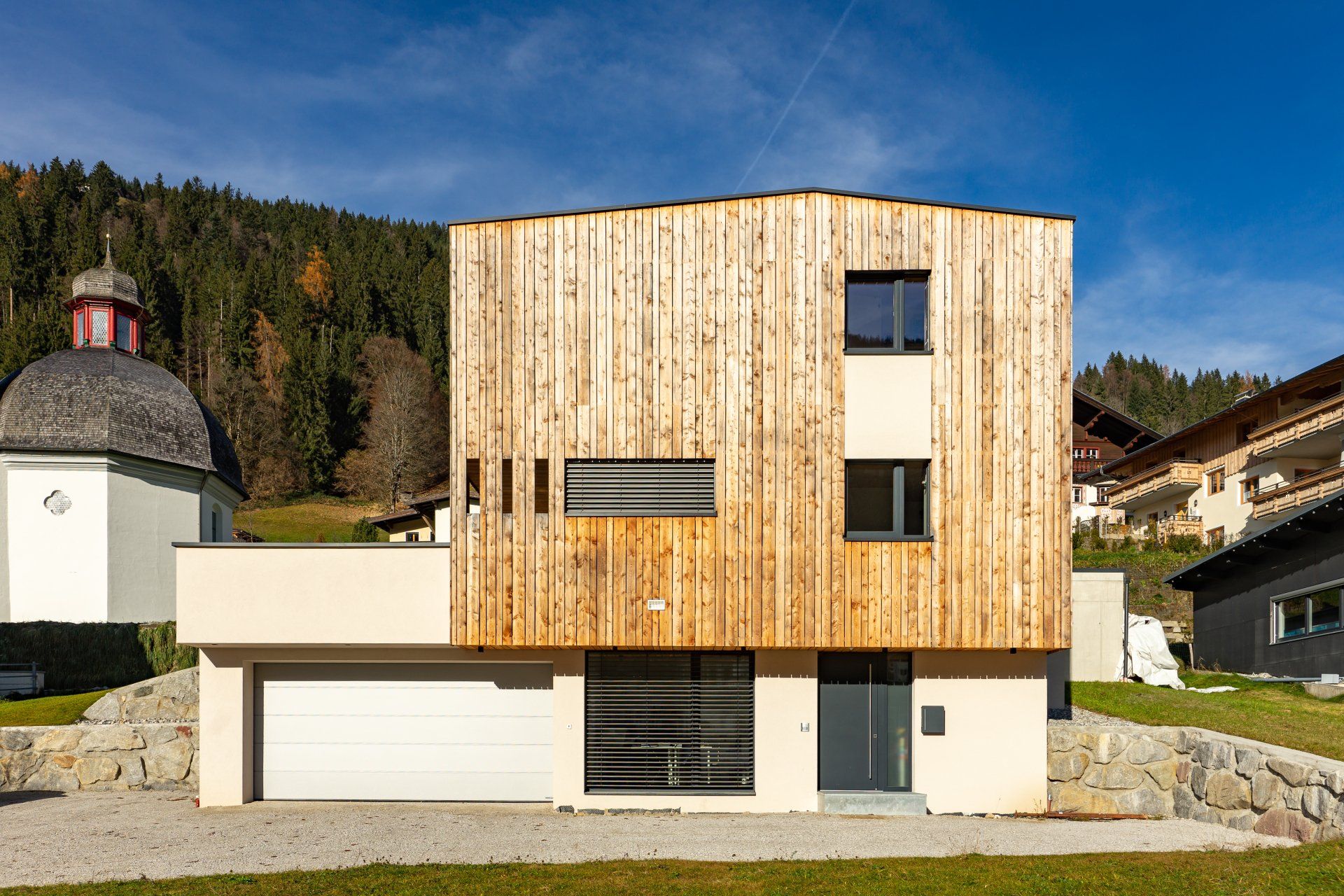 Außenfassade Holz