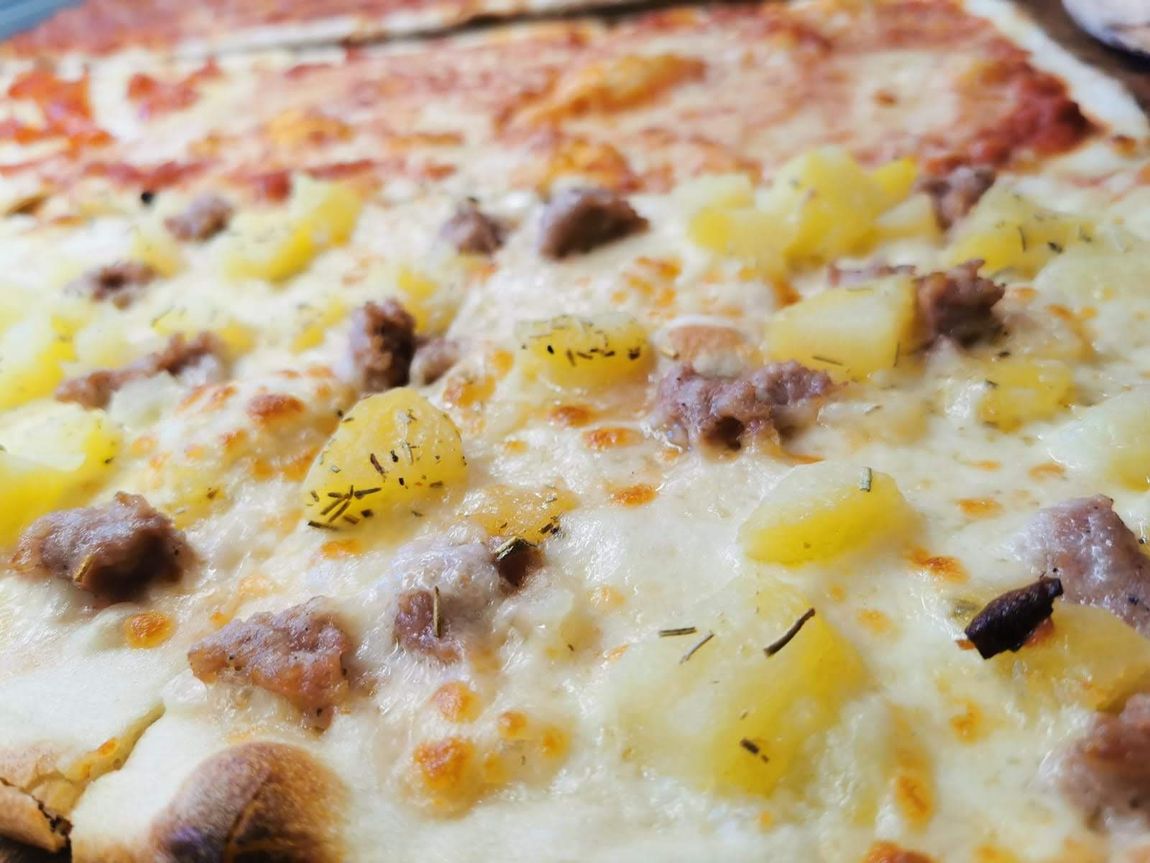 pizza a taglio con patate