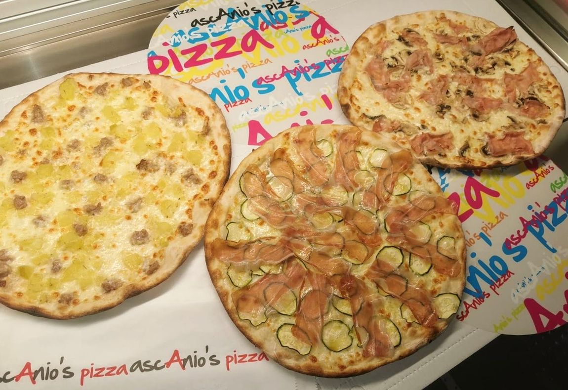 pizza a taglio rotonde