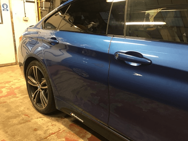 car after repair