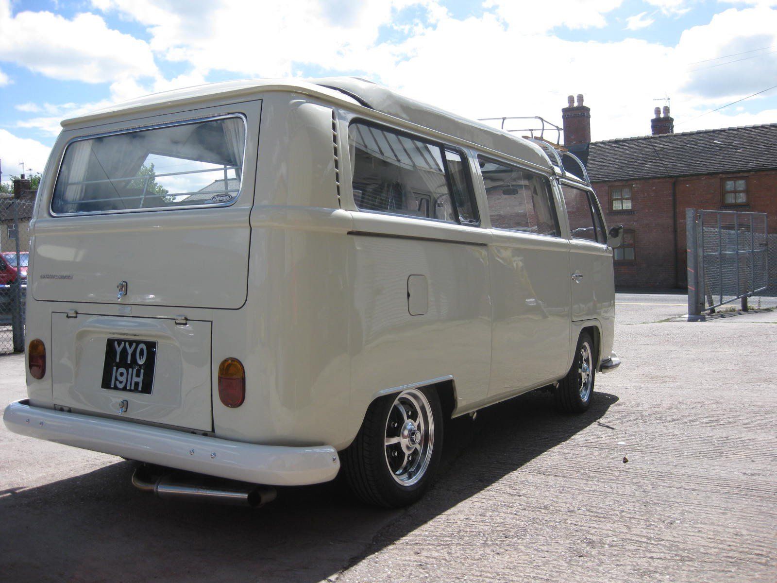 rear view of the van
