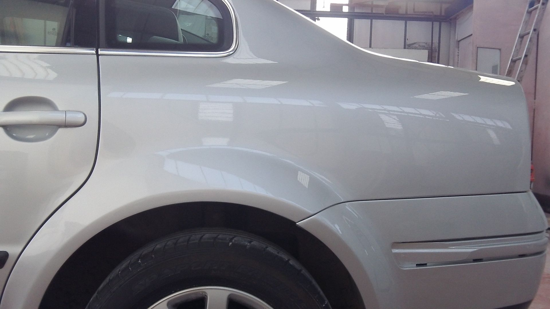 after dent removal