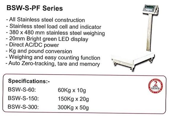 Accutec weighing machine