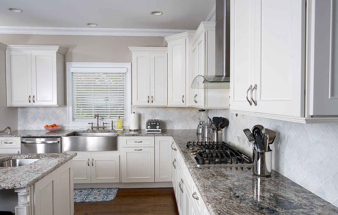 White All Wood Cabinets
