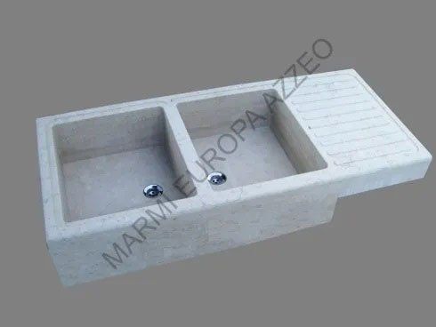 lavello da cucina su misura in marmo