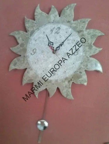 orologio da parete in granito