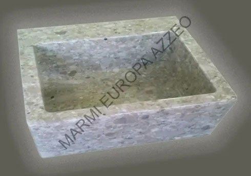 lavello da cucina con 2 vasche in marmo