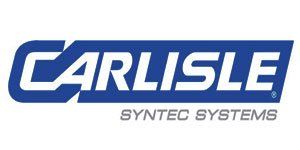 Blue and white Carlisle Syntec Systems logo.
