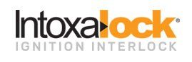 A logo for intoxalock ignition interlock on a white background